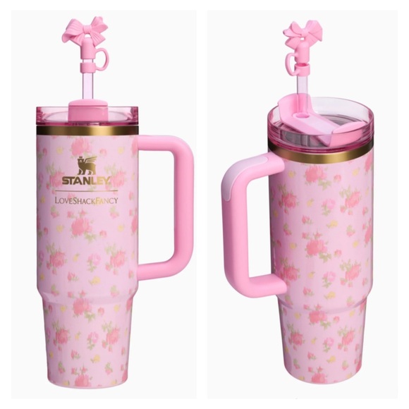 NEW 40oz LoveShackFancy x Stanley The Quencher H2.O FlowState Tumbler NIB - Picture 1 of 3